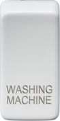 ML Accessories Switch Cover - Marked WASHING MACHINE - Matt White
