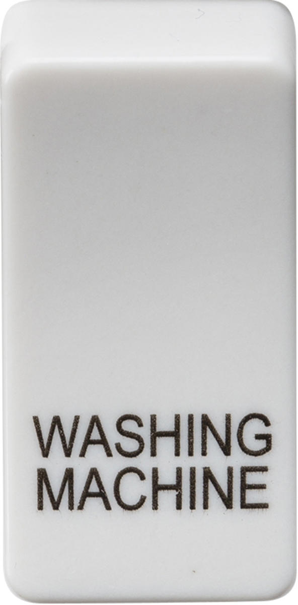 Switch Cover Marked Washing Machine - White - GDWASHU