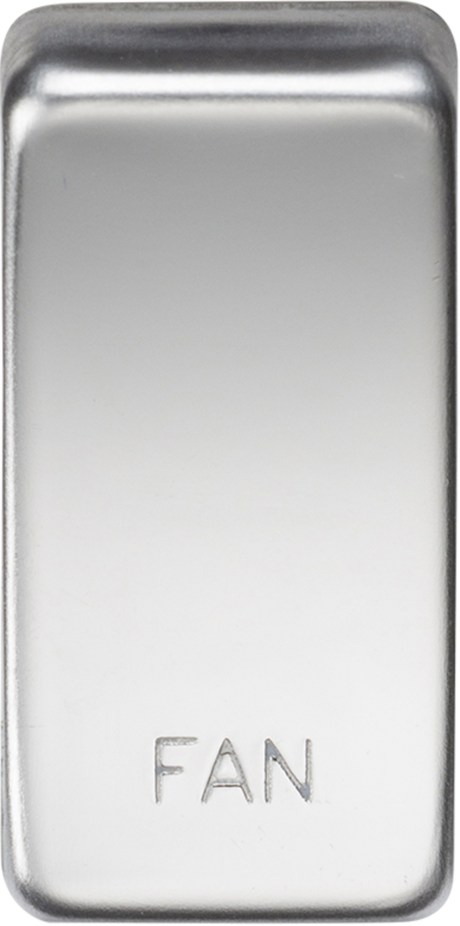 Switch Cover 'Marked FAN' - Polished Chrome