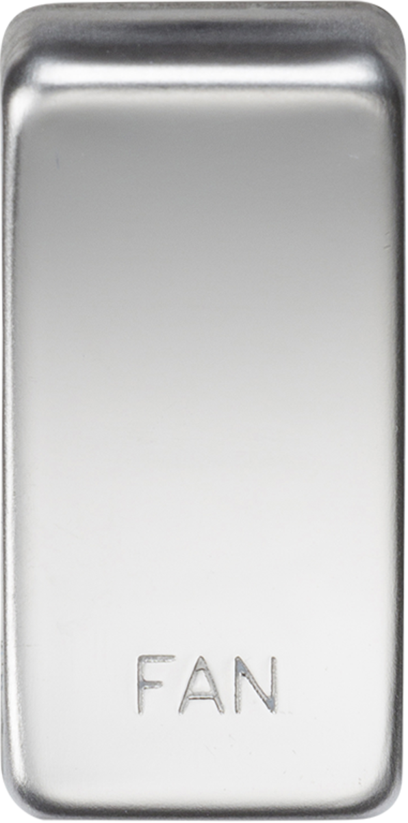 Switch Cover 'Marked FAN' - Polished Chrome