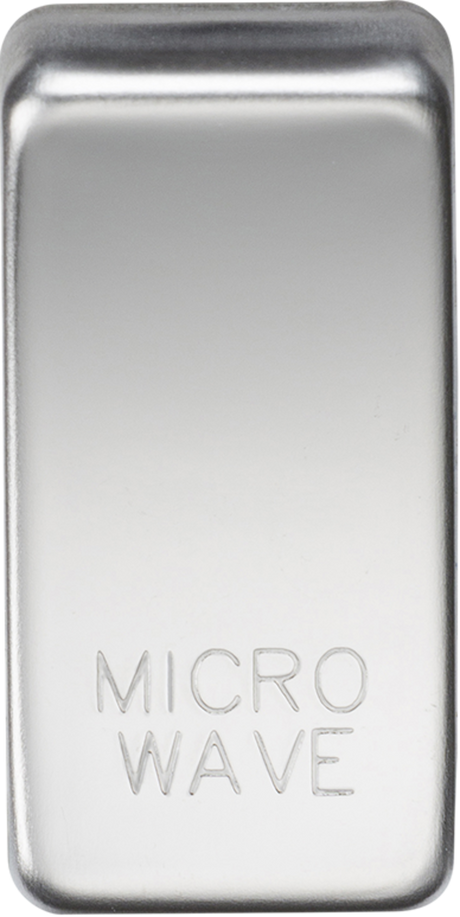 ML Accessories GDMICROPC Switch Cover Marked Microwave - Polished Chrome