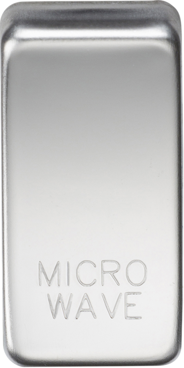 ML Accessories GDMICROPC Switch Cover Marked Microwave - Polished Chrome
