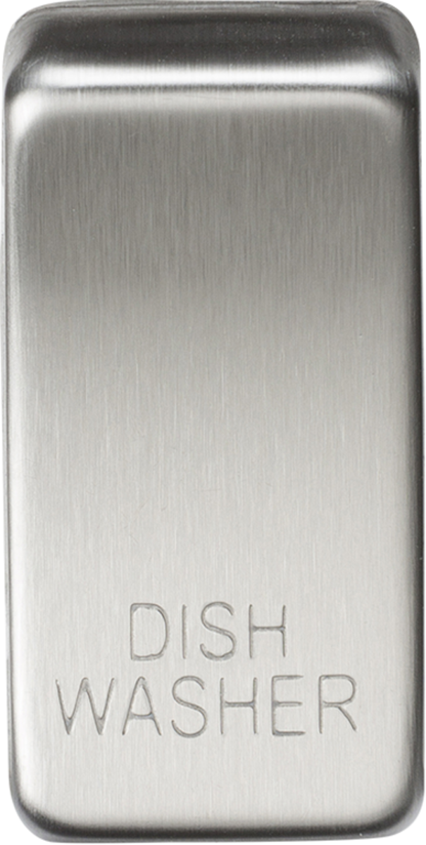 ML Accessories Switch Cover Marked DISHWASHER - Brushed Chrome