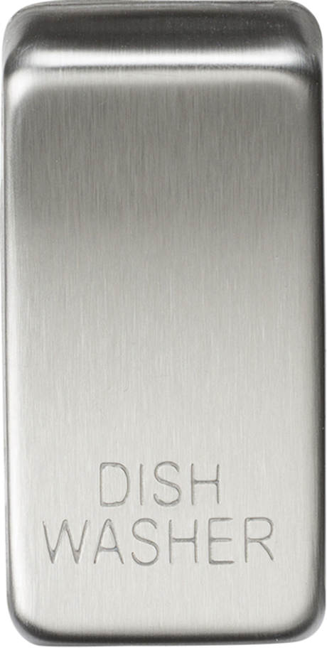 ML Accessories Switch Cover Marked DISHWASHER - Brushed Chrome