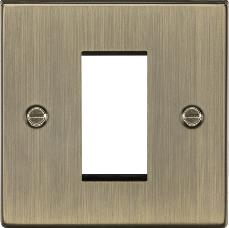 1G Modular Faceplate - Antique Brass