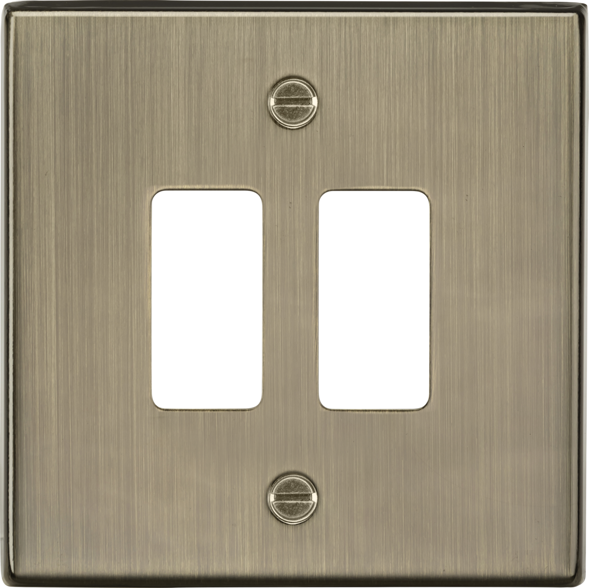 2G Grid Faceplate - Antique Brass by ML Accessories