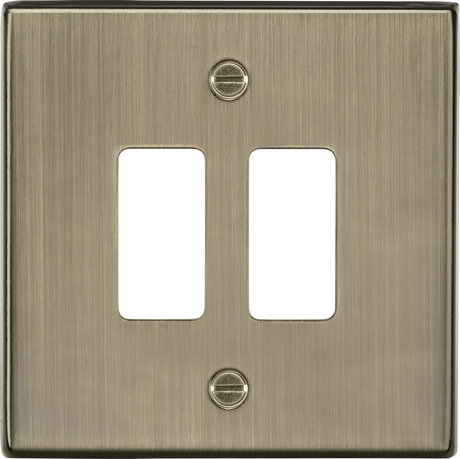 2G Grid Faceplate - Antique Brass by ML Accessories
