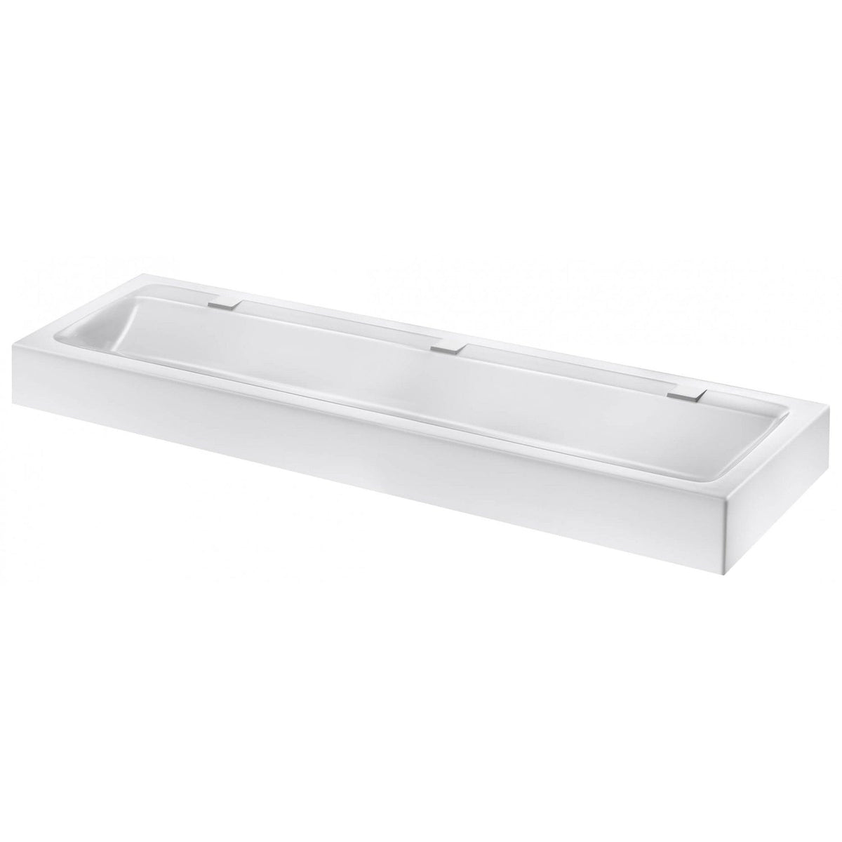 MINERALCAST Wall-Mounted Wash Trough for 3 taps L.1800mm 454180