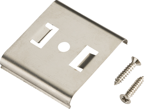 Metal Mounting Clip for Flat LED Strip with Screws