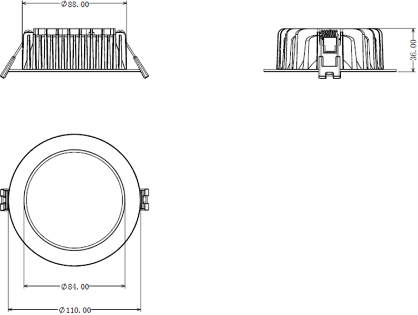 ASHA 8W Adjustable LED Downlight - CCT Options
