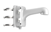 HikVision: DS-1604ZJ-POLE, Vertical Pole Mounting Bracket, Aluminium Alloy & Steel, White, 355.5mm x 261.8mm x 170.7mm, Load Capacity 10kg