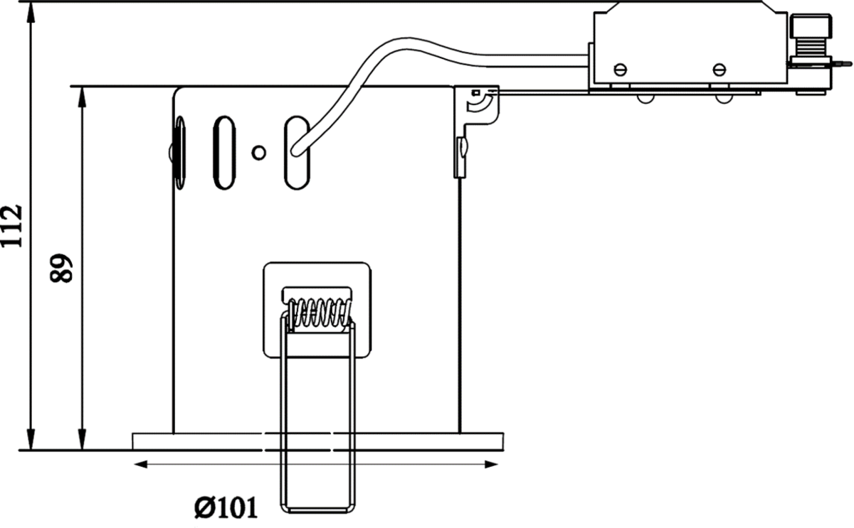 GU10 IP20 50W Fire Rated Downlight