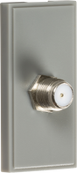 SAT TV Outlet Module 25 x 50mm - Grey