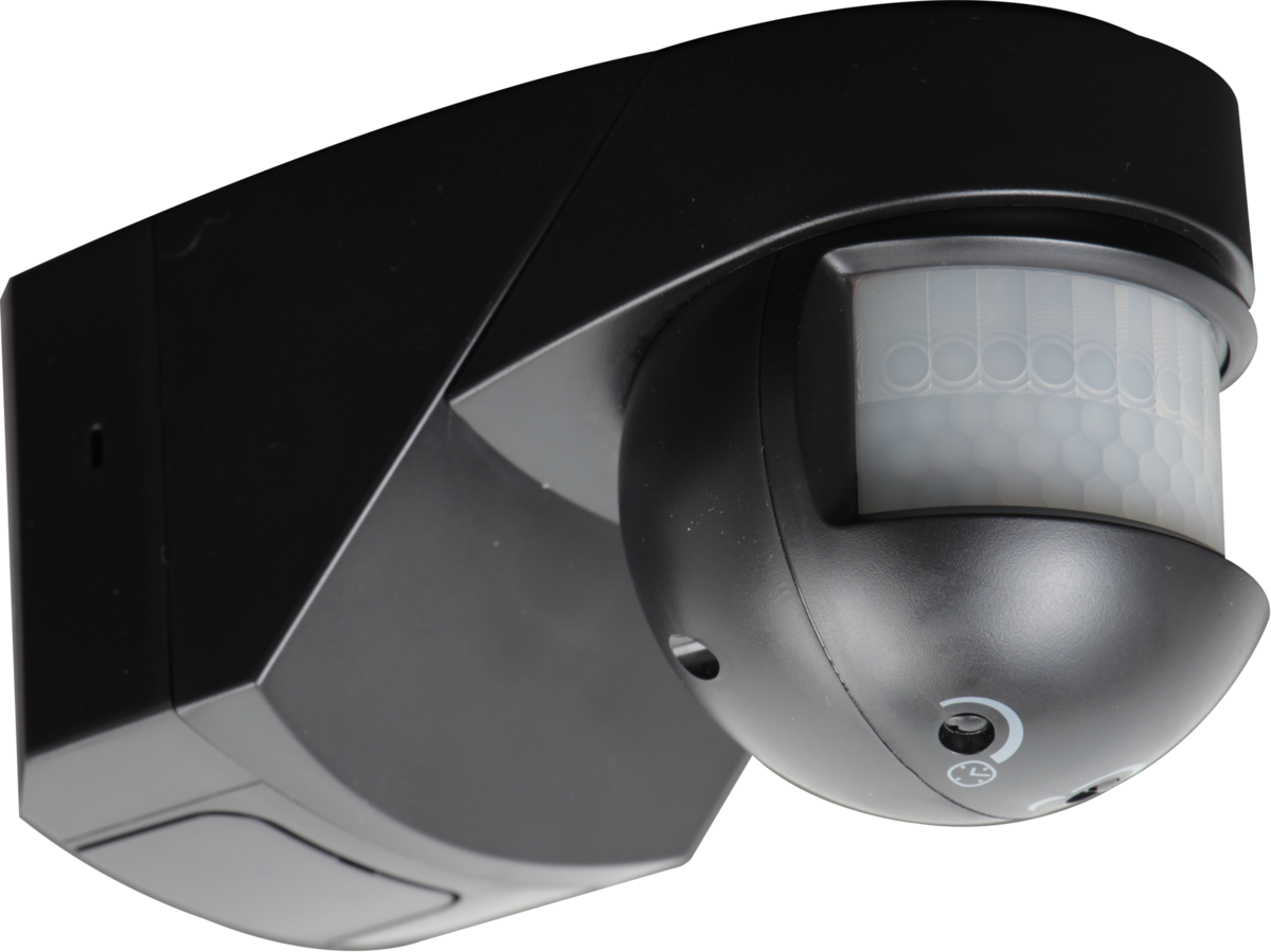 Knightsbridge IP55 200° PIR Sensor - Black