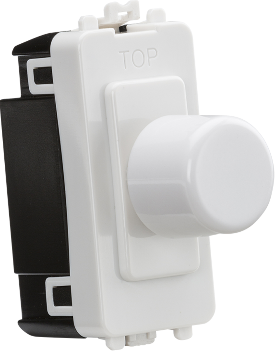 Knightsbridge 2-way Trailing Edge Dimmer Module - White