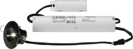 230V IP20 3.5W LED Emergency Downlight - EMPOWER4BK