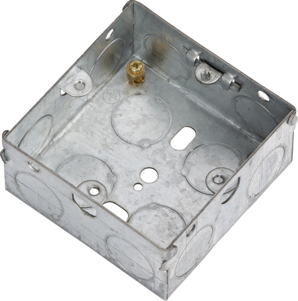 1G 35mm Galvanised Steel Box, Steel Construction
