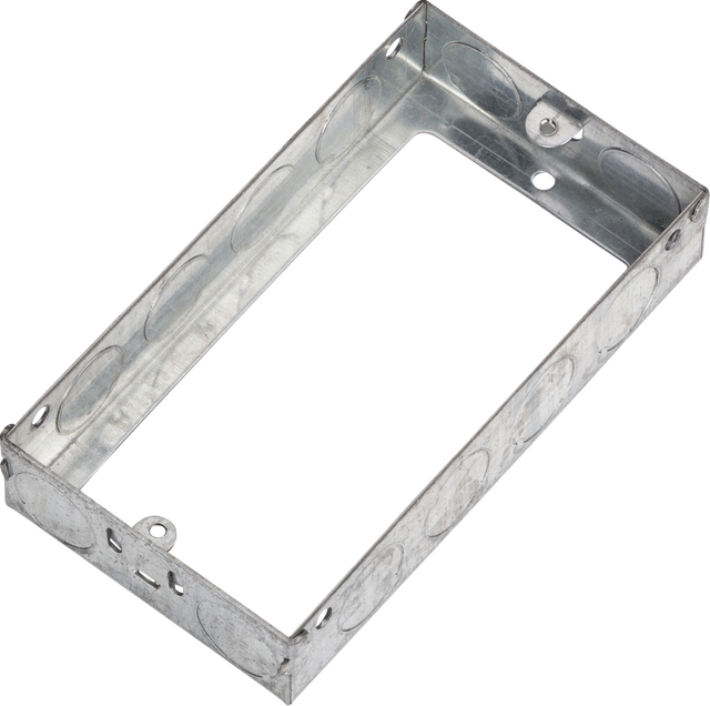 2G 25mm Galvanised Steel Extension Box - GSE225