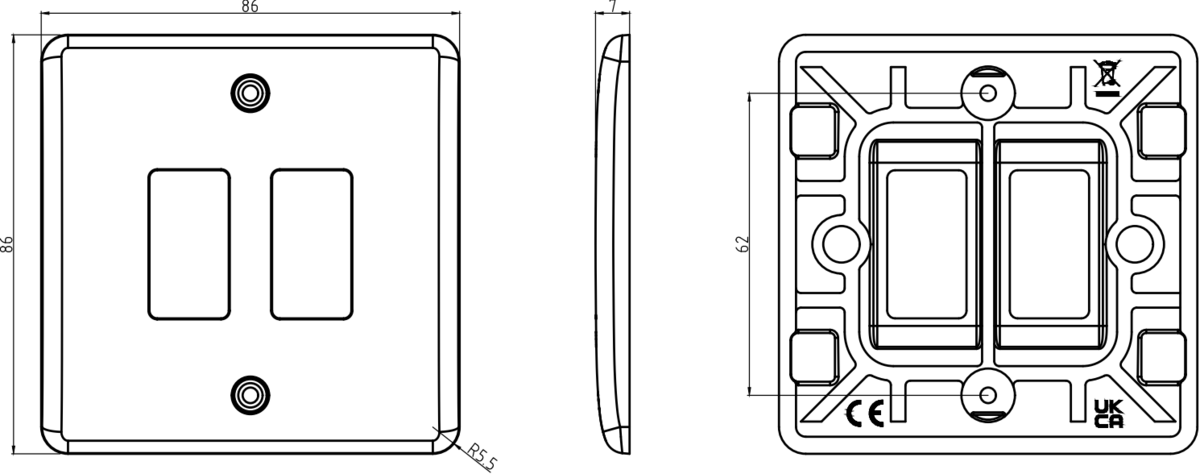 2G Grid Faceplate Image