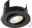 FireNova IP20 Tilt GU10 Fire-rated Open-back Downlight - Matt Black