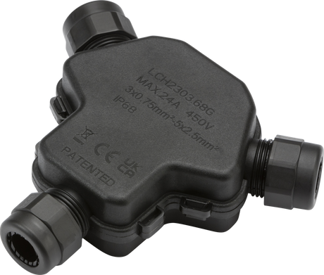 IP68 3-way Weatherproof Gel Junction Box