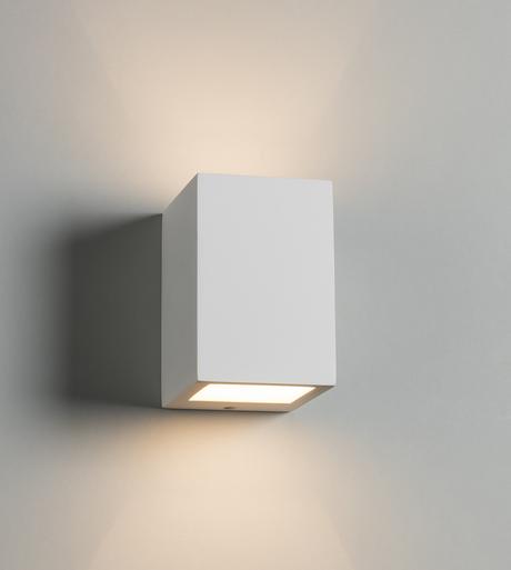 ML Accessories 230V G9 40W Cuboid Up and Down Plaster Wall Light