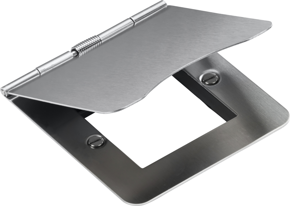 2G Modular Floor Plate - Brushed Chrome - Premium Grade Steel