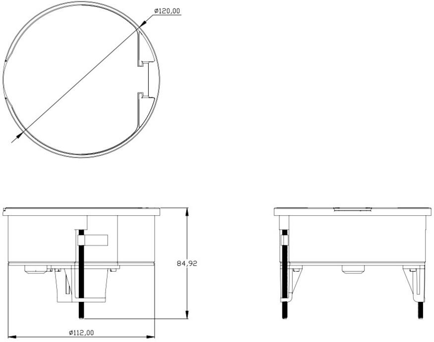 Recessed 13A Socket with USB Charging