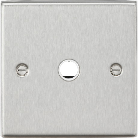 20A Flex Outlet Plate - Brushed Chrome