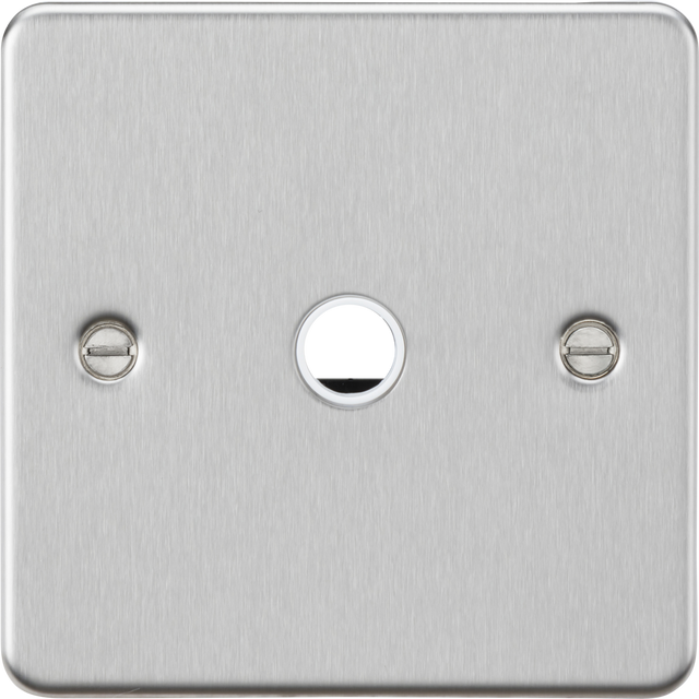 20A Flex Outlet Plate - Brushed Chrome