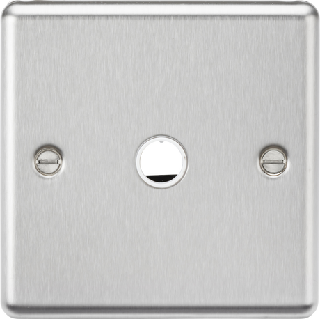 20A Flex Outlet Plate - Brushed Chrome