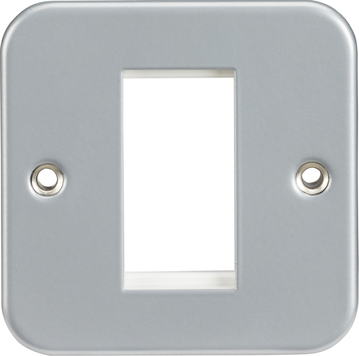 Metal Clad 1G Modular Faceplate - Heavy Duty Design