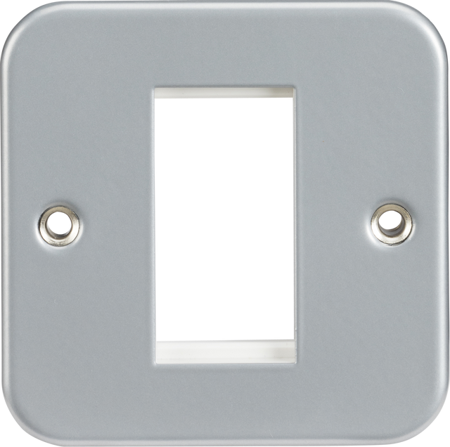 Metal Clad 1G Modular Faceplate - Heavy Duty Design