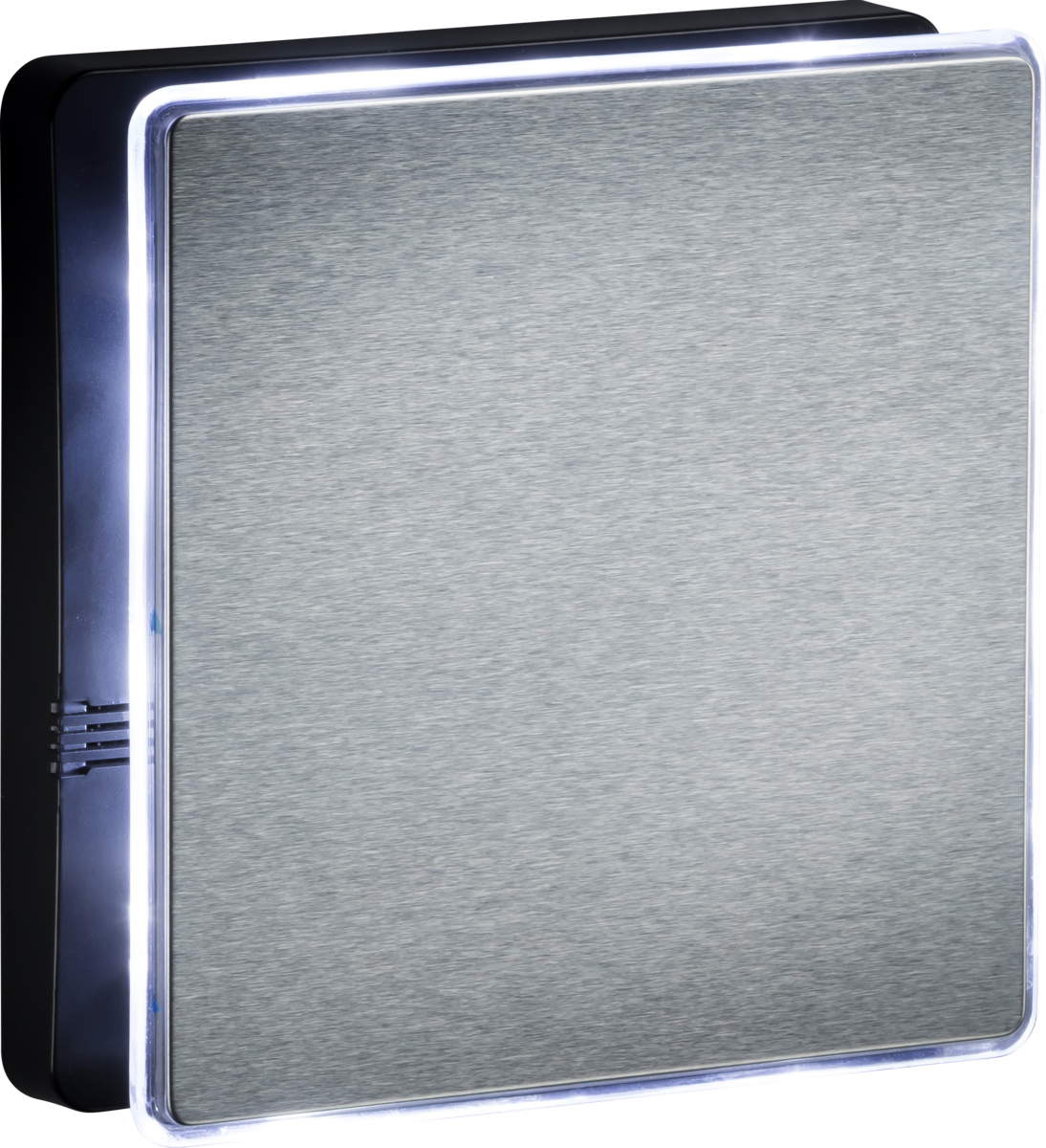 IP45 100mm LED Backlit Extractor Fan - Stainless Steel