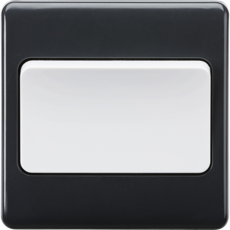 10AX 1G DP Wide Rocker Switch - Anthracite