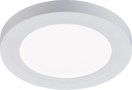230V 6W CCT Adjustable Circular LED Panel - 140mm - White