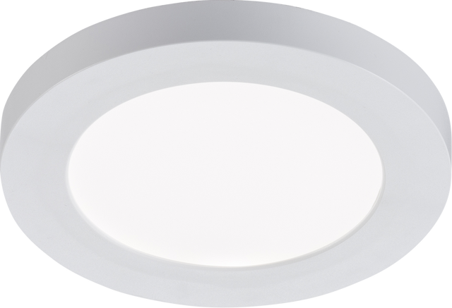 230V 6W CCT Adjustable Circular LED Panel - 140mm - White