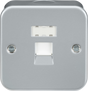 Knightsbridge 1G RJ45 Network Outlet - Heavy Duty Metal Clad