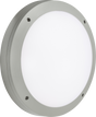 Sherpa 230V IP65 18W LED Round Bulkhead with Emergency & Daylight Sensor Grey
