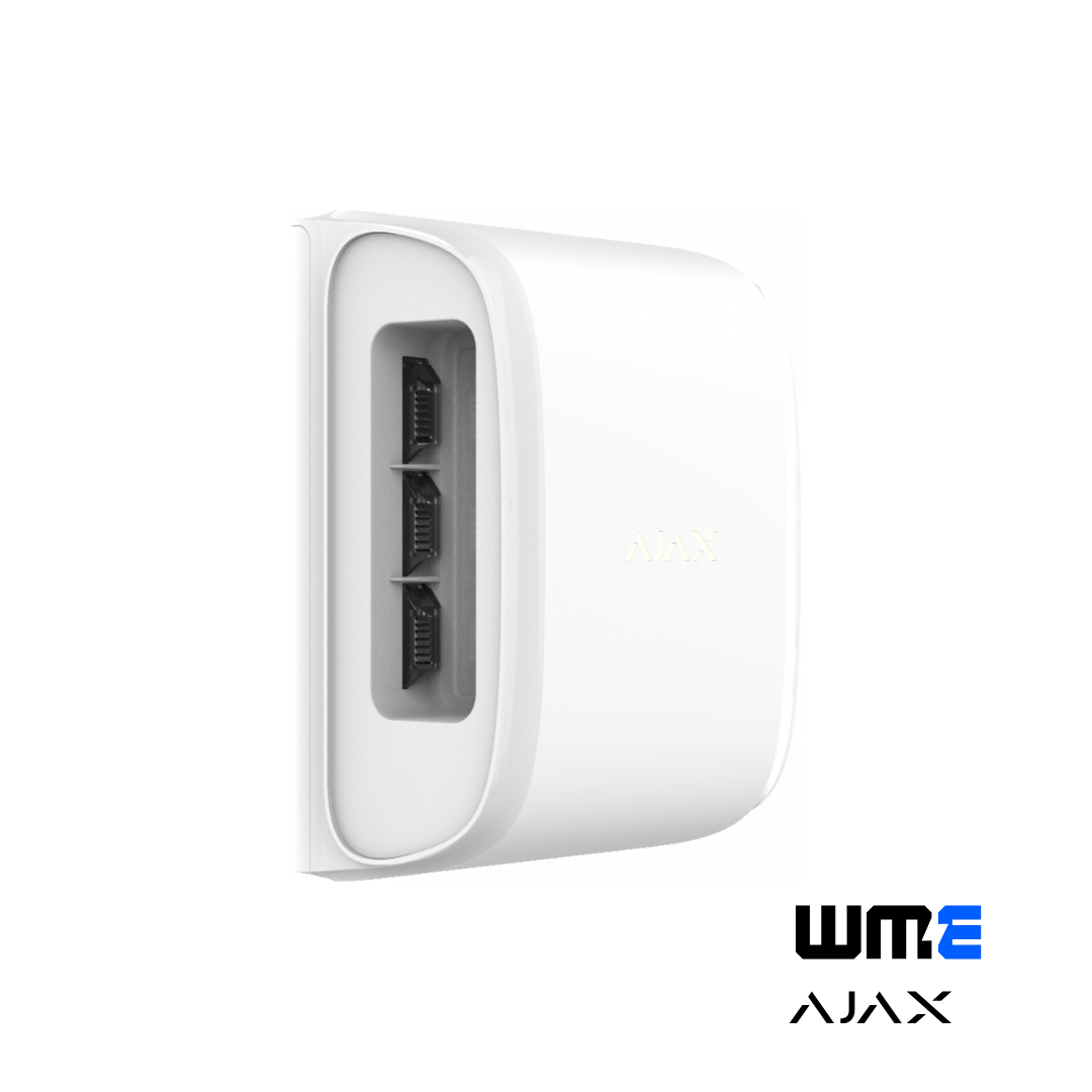 AJAX: ITM000875, Wireless Outdoor Bidirectional Curtain Motion Detector, White, DualCurtain Outdoor