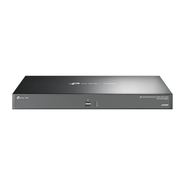 TP-Link VIGI NVR4064H | 64-Channel 4K Network Video Recorder, No HDD, Max 64TB, Dual HDMI, H.265+, Remote Monitoring | SKU: VIGI NVR4064H