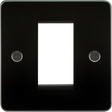 1G Modular Faceplate - Gunmetal, for Euro Modules