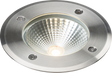 230V IP65 6W LED Recessed Ground Light - Stainless Steel Finish