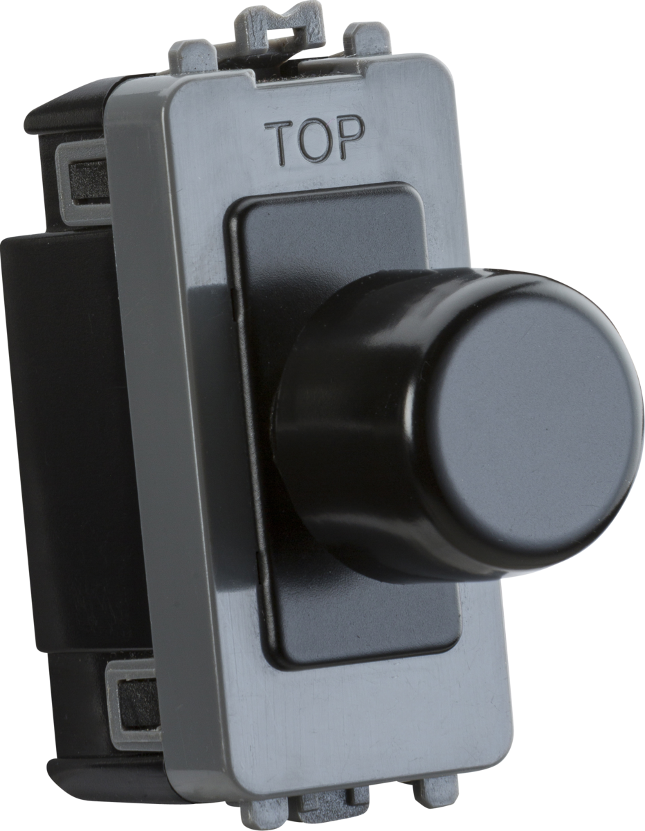 ML Accessories 6A 1G 2-Way Dummy Dimmer Module - Matt Black