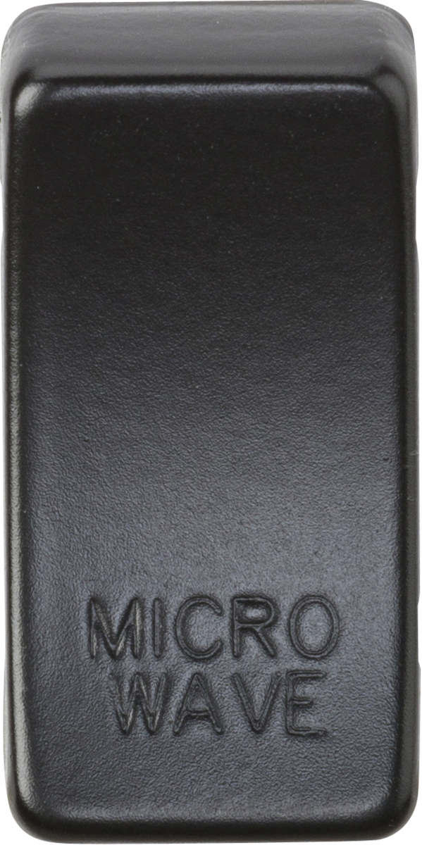 ML Accessories Switch Cover "Marked MICROWAVE" - Matt Black