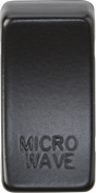 ML Accessories Switch Cover "Marked MICROWAVE" - Matt Black