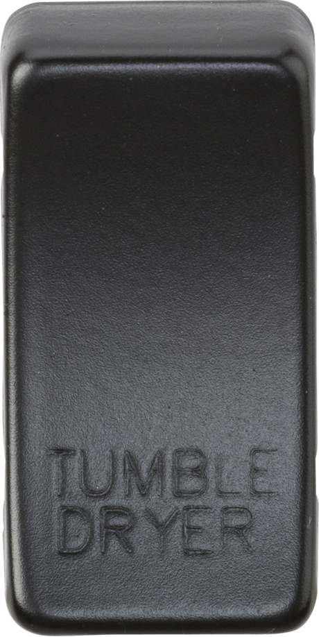 Matt Black Tumble Dryer Switch Cover - GDDRYMB