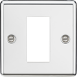 1G Modular Faceplate - Polished Chrome