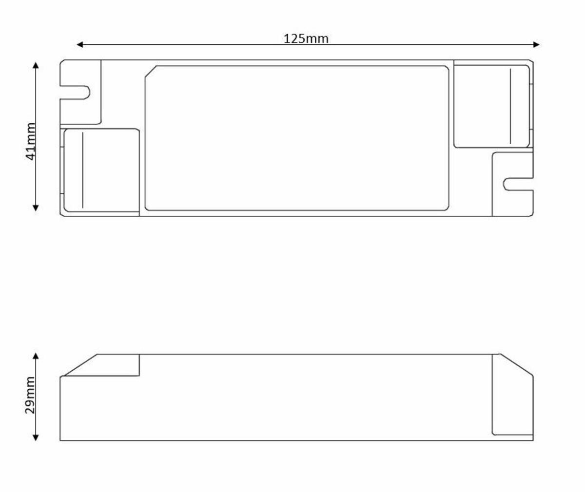 Alternate view of IP20 350mA 16.5W Dimmable LED Driver