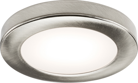 UNDKIT Single 2.5W LED Dimmable Under Cabinet Light in Brushed Chrome Effect - 3000K